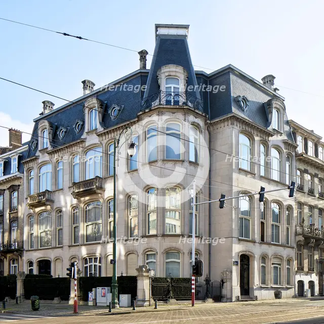 Hotel Vandenbroack, Avenue Brugmann/Avenue Moliere, Brussels, Belgium, (1908), c2014-c2017. Artist: Alan John Ainsworth.