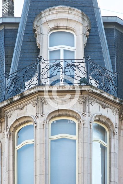Hotel Vandenbroack,  Avenue Brugmann/Avenue Moliere, Brussels, Belgium, (1908), c2014-c2017. Artist: Alan John Ainsworth.