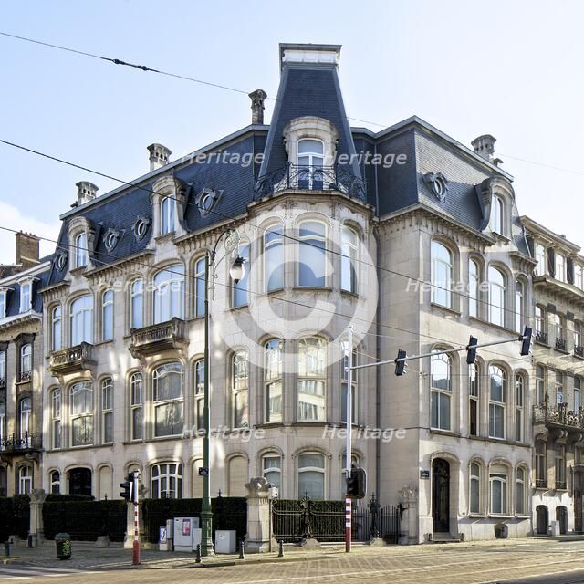 Hotel Vandenbroack, Avenue Brugmann/Avenue Moliere, Brussels, Belgium, (1908), c2014-c2017. Artist: Alan John Ainsworth.