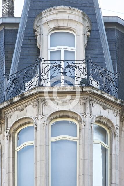 Hotel Vandenbroack,  Avenue Brugmann/Avenue Moliere, Brussels, Belgium, (1908), c2014-c2017. Artist: Alan John Ainsworth.
