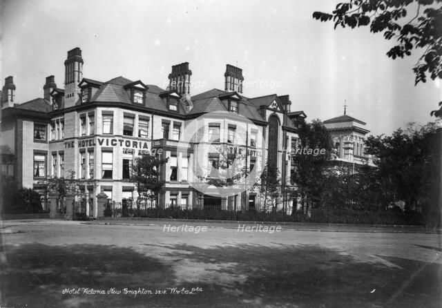 Hotel Victoria, New Brighton, Wallasey, Cheshire, 1890-1910. Artist: Unknown