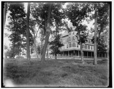 Hotel Victory from southeast, Put-in-Bay, Ohio, between 1880 and 1899. Creator: Unknown