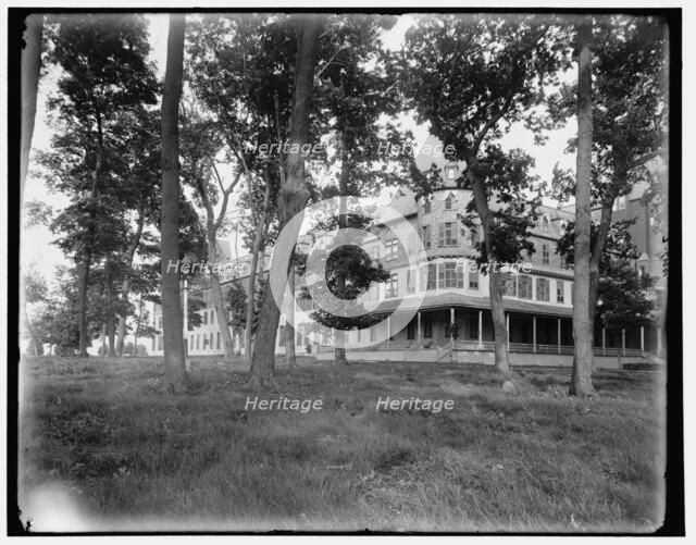 Hotel Victory from southeast, Put-in-Bay, Ohio, between 1880 and 1899. Creator: Unknown.
