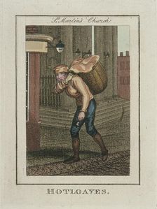 Hotloaves Cries of London, 1804. Artist: Anon