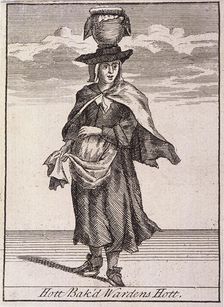 Hott Bak'd Wardens Hott Cries of London, (c1688?). Artist: Anon