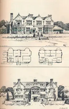 Houghton Grange, near Huntingdon c1897