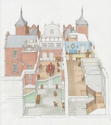 Houghton House, Ampthill, Bedfordshire, 1767 (2006). Artist: Stephen Conlin