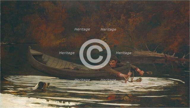 Hound and Hunter, 1892. Creator: Winslow Homer.
