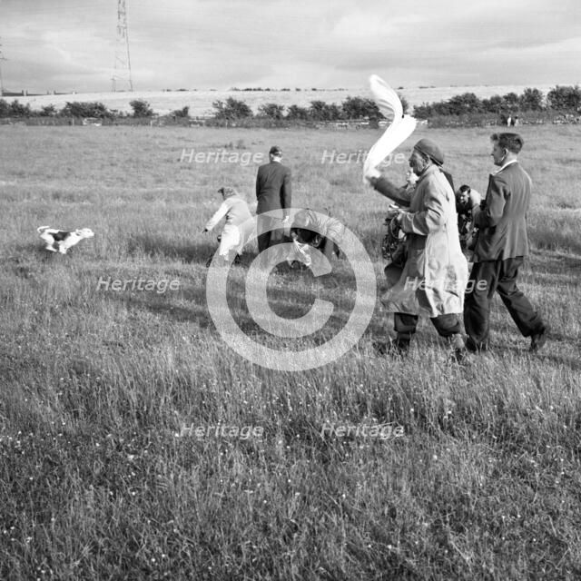 Hound Trailing, one of Cumbria's oldest and most popular sports, Keswick, 2nd July 1962. Artist: Michael Walters
