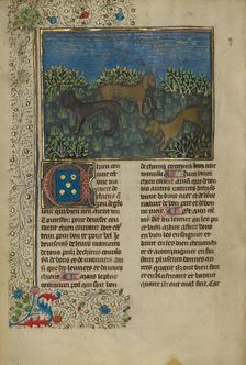 Hounds; Livre de la Chasse, about 1430-1440. Creator: Unknown