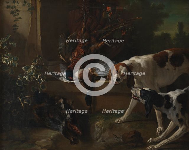 Hounds with Wild-Fowl and Game, 1726. Creator: Jean-Baptiste Oudry.