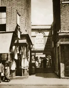 Houndsditch clothing market, London, 20th century. Creator: Unknown