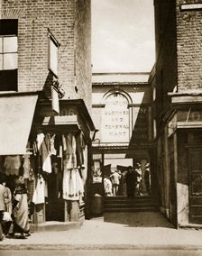 Houndsditch clothing market, London, 20th century. Creator: Unknown