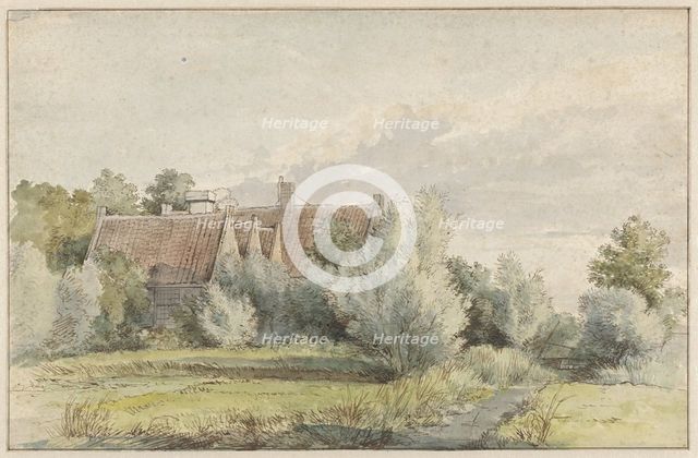 House among trees, 1813-1863. Creator: Arnoldus Johannes Eymer.