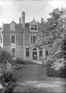 House and garden, c1900. Creator: Kirk & Sons of Cowes