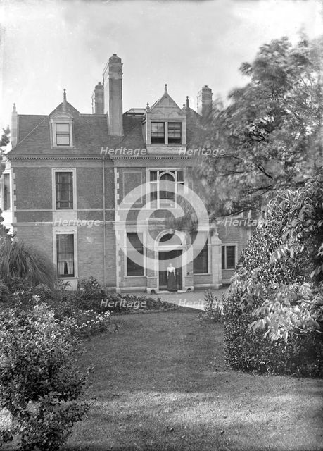 House and garden, c1900.  Creator: Kirk & Sons of Cowes.