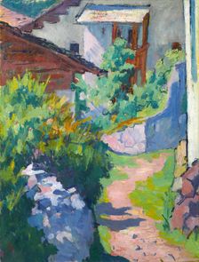 House and way in Capolago, 1921