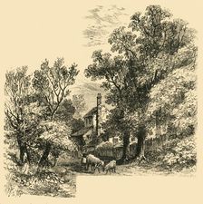 House at Craven Hill in 1760 (c1876). Creator: Unknown