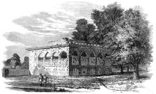 House at Arrah Fortified against the Dinapore Mutineers - from a sketch by Major V. Eyre, 1857. Creator: Unknown