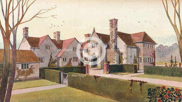 'House at Dorchester', c1911. Artist: Unknown.