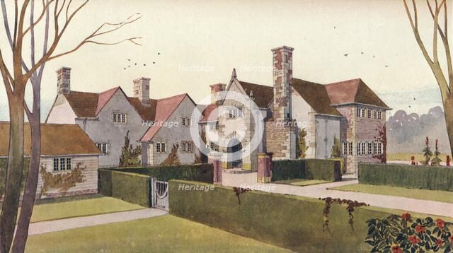 'House at Dorchester', c1911. Artist: Unknown.