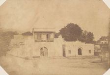 House at Delhi, 1850s. Creator: Unknown