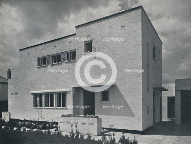 'House at Hoghton, Lancs., by Frank Waddington', 1942. Artist: Unknown.