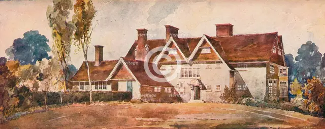 'House at Harrow Weald', c1900. Artist: Arnold Mitchell.