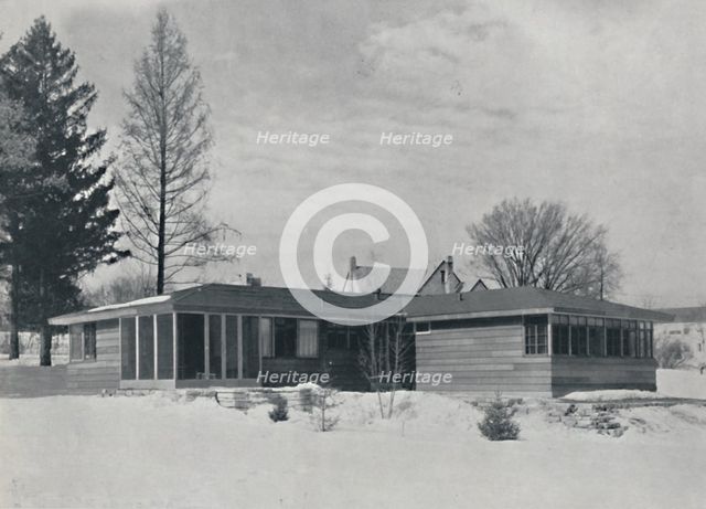 'House at Madison, Wis. By William Kaeser', 1942. Artist: Unknown.