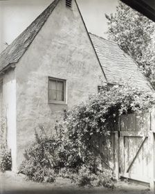 House at the "French Village," Highland Avenue, Hollywood, California, 1923. Creator: Frances Benjamin Johnston