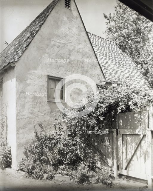 House at the "French Village," Highland Avenue, Hollywood, California, 1923. Creator: Frances Benjamin Johnston.