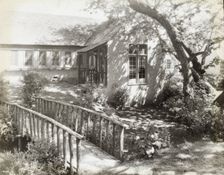 House at the "French Village", Highland Avenue, Hollywood, California, 1923. Creator: Frances Benjamin Johnston