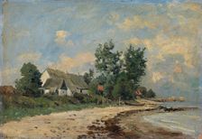 House by the Seaside, 1885. Creator: Jacob Oxholm Schive