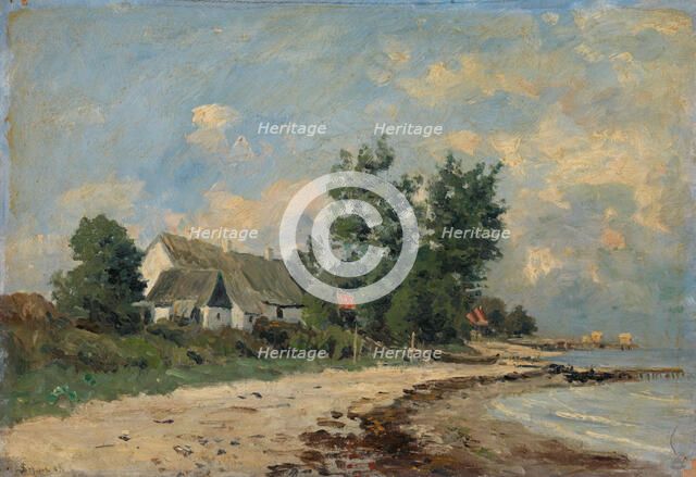House by the Seaside, 1885. Creator: Jacob Oxholm Schive.