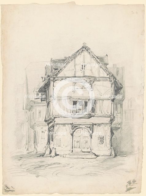 House, c. 1835-1840. Creator: Seth Wells Cheney.