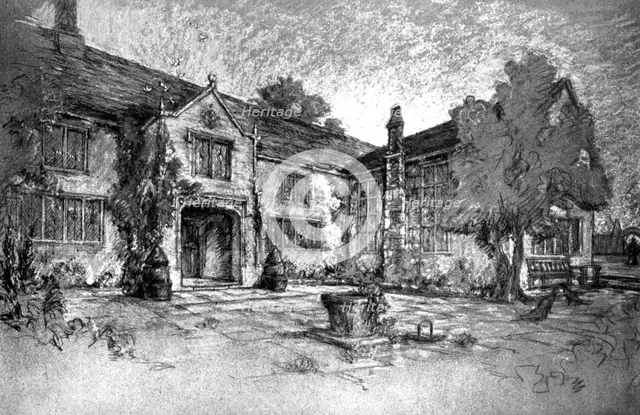 'House designed upon old English farmhouse', 1925.Artist: M Adams-Acton