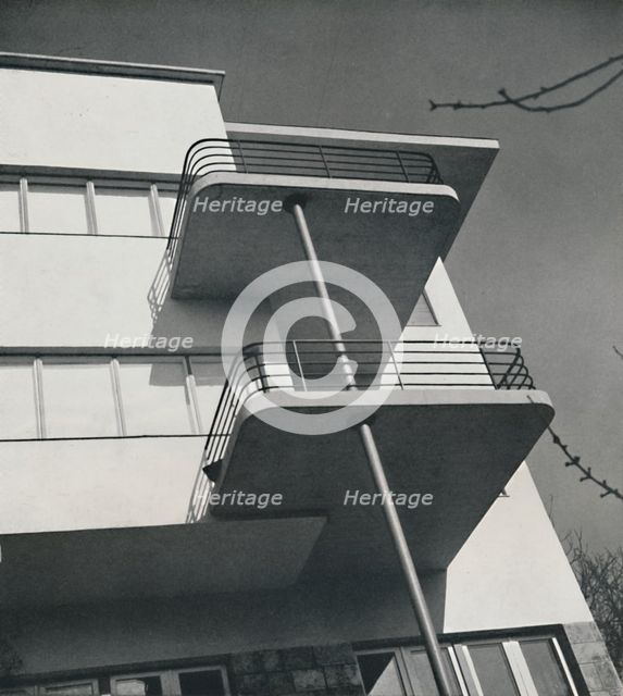 House for two families in Budapest, Romania, 1933. Artist: Unknown.