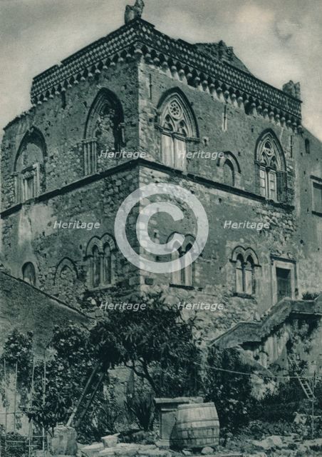 House from the time of Islamic rule, Taormina, Sicily, Italy, 1927. Artist: Eugen Poppel.