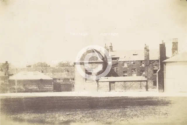 House from Across Lawn, 1850s. Creator: Unknown.