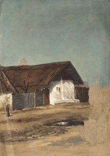 House in a village, 1860-1900. Creator: Jan Nowopacký