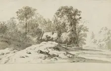 House in a landscape, 1783. Creator: Johannes Huibert Prins