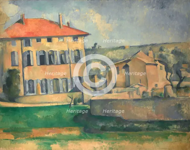 House in Aix, 1885-1887. Artist: Cézanne, Paul (1839-1906)