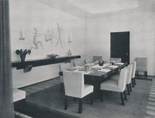 House in Bucharest by Rudolf Frankel - The dining room 1942