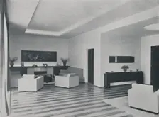 House in Bucharest by Rudolf Frankel - The sitting room 1942