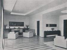 House in Bucharest by Rudolf Frankel - The sitting room 1942