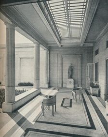 House in Grosvenor Road Westminster - The Stoa Looking West. G. and A. Gilbert Scott, Architects