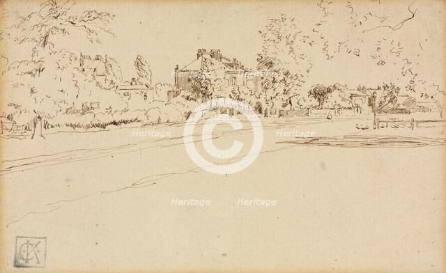 House in Hammersmith. Creator: Charles Samuel Keene (British, 1823-1891).