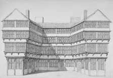 House in Hart Street, Crutched Friars, City of London, 1800. Artist: Anon