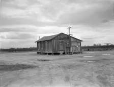 House in "Little Oklahoma", California, 1936. Creator: Dorothea Lange