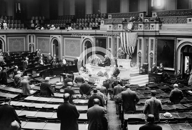 House in session. May 1911. Creator: Bain News Service.